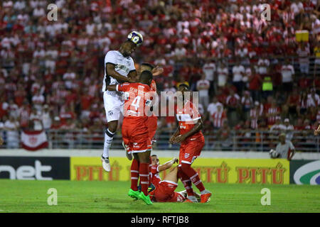 AL-Maceio - 01/26/2019 - Nordosten Cup 2019, CRB vs Cear - Willie Ceara Spieler während der Partie gegen CRB im King Pele Stadium für die 2019 im Nordosten Schale Meisterschaft. Foto: Itawi Albuquerque/AGIF Stockfoto