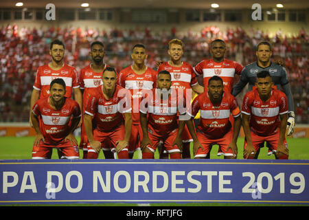 AL-Maceio - 26/01/2019 - AL - Maceio - 01/26/2019 - Nordosten Cup 2019 CRB-Team während der Match gegen Ceara im King Pele Stadion für die Meisterschaft Nordosten Cup 2019 Foto: Itawi Albuquerque/AGIF Stockfoto