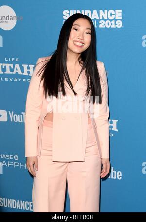 Park City, Utah, USA. 26. Januar, 2019. Awkwafina besucht die 'Paradise Hills' Premiere auf dem Sundance Film Festival am 26. Januar 2019 in Park City, Utah. Foto: imageSPACE/MediaPunch Credit: MediaPunch Inc/Alamy leben Nachrichten Stockfoto