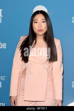 Park City, Utah, USA. 26. Januar, 2019. Awkwafina besucht die 'Paradise Hills' Premiere auf dem Sundance Film Festival am 26. Januar 2019 in Park City, Utah. Foto: imageSPACE/MediaPunch Credit: MediaPunch Inc/Alamy leben Nachrichten Stockfoto