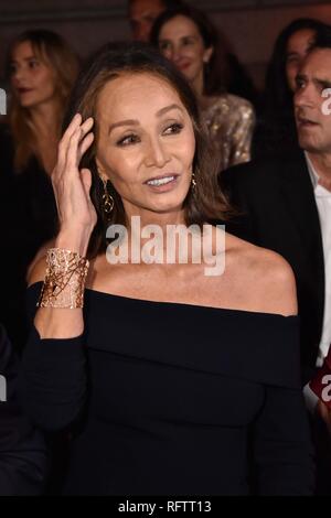 26.01.2019. - MBFW Front Row desfile Pedro del Hierro Foto: Isabel Preysler Stockfoto