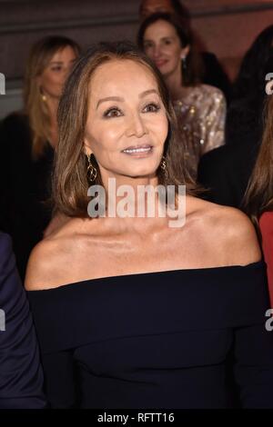 26.01.2019. - MBFW Front Row desfile Pedro del Hierro Foto: Isabel Preysler Stockfoto