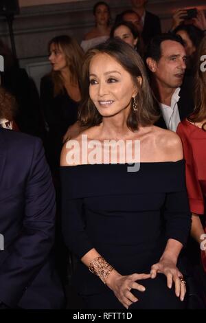 26.01.2019. - MBFW Front Row desfile Pedro del Hierro Foto: Isabel Preysler Stockfoto