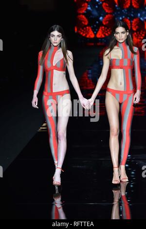 26.01.2019. - mbfw Desfile de Andres Sarda Foto Stockfoto