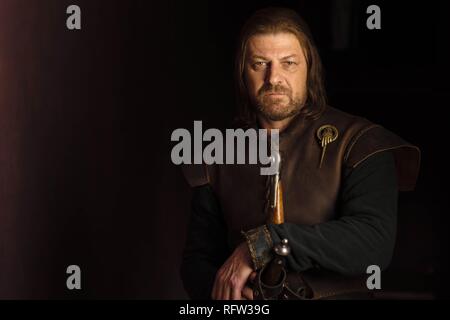 Temporada 1 Kapitel 3. Original Film Titel: Spiel der Throne. Englischer Titel: Spiel der Throne. Jahr: 2011. Regie: DANIEL MINAHAN. Stars: Sean Bean. Credit: HBO/Album Stockfoto
