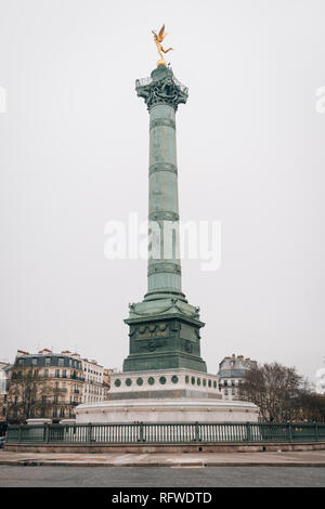 Place de la Bastille, Paris, Frankreich Stockfoto
