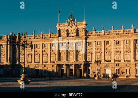 Der Königliche Palast von Madrid in Madrid, Spanien Stockfoto