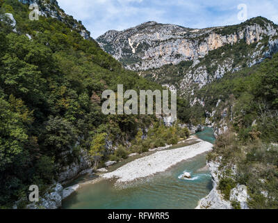 Verdon Schlucht (Gorges du Verdon), Alpes-de-Haute-Provence, Südfrankreich, Europa Stockfoto