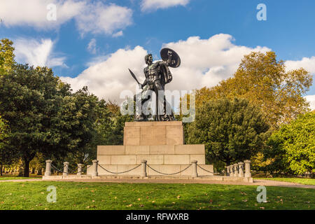 Die Achilles Statue im Hyde Park, London, England, Vereinigtes Königreich, Europa Stockfoto