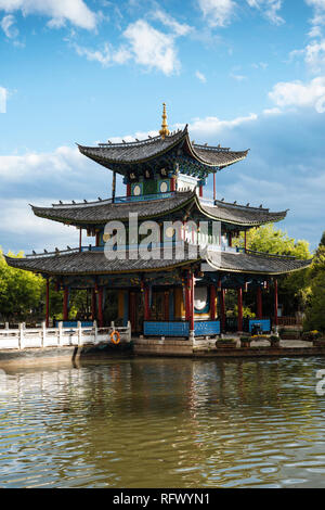 Pool des Schwarzen Drachens Park, Lijiang, Yunnan, China, Asien Stockfoto