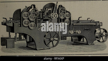 . Kanadische Forstindustrie 1903. Holzschlag; Wälder und Forstwirtschaft; Wald; Wald - zellstoffindustrie; Holz verarbeitenden Industrien. August, 1904 DIE KANADA LUMBERMAN 37D UNCAN (Si McLENNAN, EISEN UND MESSING GRÜNDER UND MASCHINISTEN MOTOREN, Kessel, SCHLEIFRING EDGERS, KIES MASCHINEN, MÜHLE MASCHINEN, Maschinen, Reparaturen, elektrische Anlagen, usw., usw. GUSSTEILEN ALLER ART, usw., usw. CAMPBELLTOK, N. 33. Ovir Nr. 72 Art beachten Sie, dass wir diese Maschine in verschiedenen Größen, Einzel oder Doppel Zylinder, wie gewünscht. Parteien in dem Wunsch - Thor-Oughly up-to-date ma-Chinery, wird es zu ihrem Vorteil finden, uns zu schreiben. Stockfoto