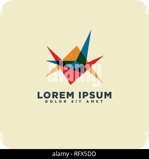 Abstrakte Business Logo template Vector illustration symbol isoliert-Vektor Stock Vektor