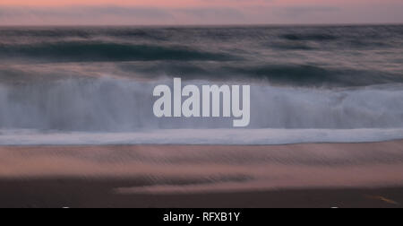 Abstrakt Seascape Salobrena Spanien Stockfoto