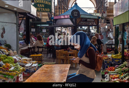 San Telmo Markt. San Telmo, Buenos Aires, Argentinien. Stockfoto