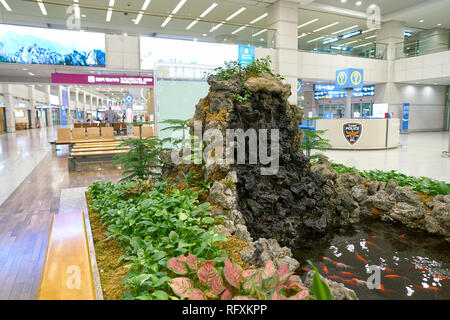 INCHEON, Südkorea - ca. Mai 2017: in Incheon International Airport. Stockfoto