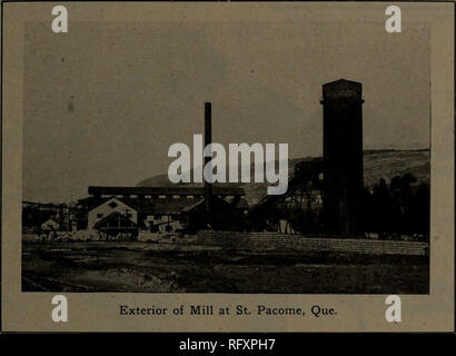 . Kanadische Forstindustrie Juli-Dezember 1919. Holzschlag; Wälder und Forstwirtschaft; Wald; Wald - zellstoffindustrie; Holz verarbeitenden Industrien. September 1, KANADA 1919 LUMBERMAN UND WOODWORKER 27 und INDUSTRIEHOLZ Mühlen auch an Powerville Fluss Manie, Krone See und Lapointe auf Nat. Trans. Ry., östlich von Quebec City. St. Pacome Mühle auf I.C.R. 75 Km östlich von Quebec City. Wir sind spezialisiert auf Prime Quebec Fichte, sorgfältig ausgewählt und von den Experten bewertet, von der Zeit, die es in den Wäldern geschnitten ist, bis es unseren Mühlen - das fertige Produkt verlässt. Sie finden in unserem Lager finden Sie listen eine umfangreiche und abwechslungsreiche assortme Stockfoto