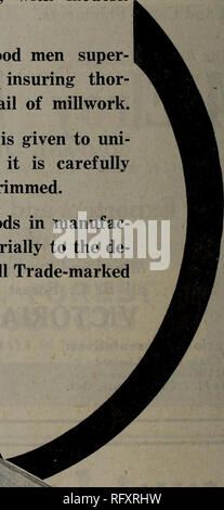 . Kanadische Forstindustrie Januar-Juni 1923. Holzschlag; Wälder und Forstwirtschaft; Wald; Wald - zellstoffindustrie; Holz verarbeitenden Industrien. Erfahrene hartholz Männer super-Vizepräsident der Herstellung, Versicherung thor-oughness in jedem Detail von MILLWORK. Ein besonderer Schwerpunkt liegt hierbei auf uni-formity der Stärke; er wird sorgfältig umrandet, entzerrt und beschnitten. Diese modernen Methoden in der Herstellung tragen zur de-pendability von Long-Bell Handel gekennzeichneten Laubhölzer.. aka IpnG - ReLL T pmber fompann R. A. LANGE GEBÄUDE Holzfäller seit ich 87 J KANSAS CITY. MO.. Bitte beachten Sie, dass diese Bilder sind e Stockfoto