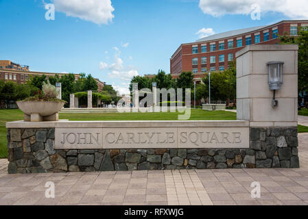 Die John Carlyle Square in Alexandria, Virginia Stockfoto