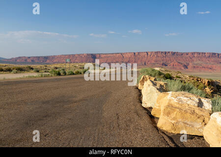 Die Vermilion Cliffs National Monument aus gesehen in der Nähe von Horse Rock Canyon, Utah, United States. Stockfoto