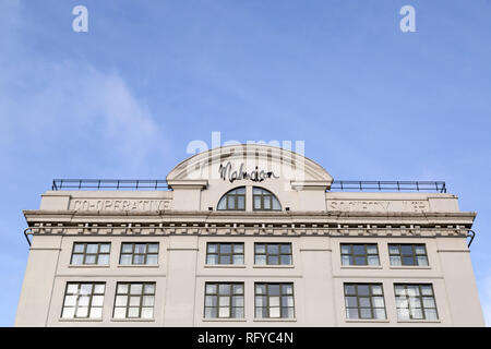 Das Malmaison Hotel in Newcastle upon Tyne, England. Das Hotel befindet sich im ehemaligen Kooperative Gebäude auf der Uferstraße. Stockfoto