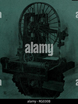 . Kanadische Forstindustrie 1911. Holzschlag; Wälder und Forstwirtschaft; Wald; Wald - zellstoffindustrie; Holz verarbeitenden Industrien. Kanada LUMBERMAN A N D HOLZ Y ORKE R" eine neue Band Mühle, ist Neu". Die WATEROUS "NEUES MODELL" 8 ft. und 9 ft. Und 10 ft. Größen. Einzel- und Doppelzimmer Die Neuen schnell öffnen, Zentrum Schwingen oberen und unteren Führungen. Unabhängige Self-Dämpfung sah Spannung. Mechanisch betätigte obere Führung und Kippvorrichtung. Versenkte Spalten für Extra große UpDer Rad einstellen. Eine großzügig bebilderte 20 Seite Bulletin-Nr. 102, Beschreibung der Besonderheiten der Stockfoto