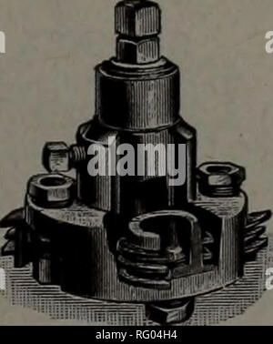 . Kanadische Forstindustrie Januar-Juni 1915. Holzschlag; Wälder und Forstwirtschaft; Wald; Wald - zellstoffindustrie; Holz verarbeitenden Industrien. Doppelte Obergrenze Köpfe Feigen. 45 und 46 sind in fester Teil vorgenommen, Stahl geschmiedet, mit Bits von speziellen Design zwei Zungen auf einer Kante zu schneiden, und zwei Nuten auf der gegenüberliegenden Kante, erneut für zwei dünne Bretter gesägt genutet und gefedert werden. Sehr komplett. Preis, mit einer Gruppe von Bits, Net $ 40,94 extra Bits, pro Satz (8) 16,64. Bitte beachten Sie, dass diese Bilder aus gescannten Seite Bilder, die digital für die Lesbarkeit verbessert haben mögen - Colorati extrahiert werden Stockfoto