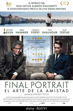 Original Film Titel: FINALE PORTRÄT. Englischer Titel: ENDGÜLTIGE PORTRAIT. Jahr: 2017. Regisseur: Stanley Tucci. Credit: OLIVE PRODUKTIONEN/POTBOILER PRODUCTIONS/RIVERSTONE BILDER / Album Stockfoto