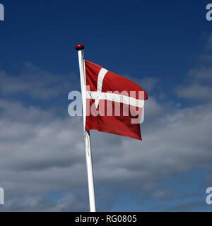 Dänemark, dänische Flagge Stockfoto