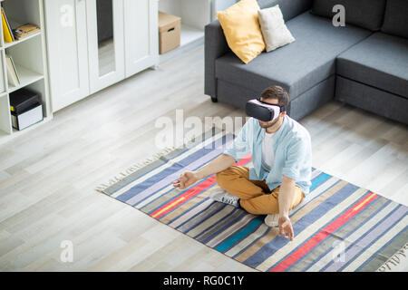 Spaß haben und Yoga Workout Stockfoto