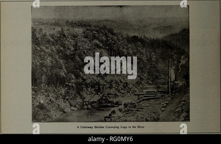 . Kanadische Forstindustrie 1910. Holzschlag; Wälder und Forstwirtschaft; Wald; Wald - zellstoffindustrie; Holz verarbeitenden Industrien. 28 KANADA LUMBERMAN UND WOODWORKER, weil ihre Masse sehr rau und deren Holz ist dick und von guter Qualität. J.R.Stand, von Ottawa, hat vor kurzem Suchen, in dieser Frage eng, und erwartet, dass innerhalb kurzer Zeit in der Lage sein, einige der Geräte, die für die Protokollierung von Maschinen, die jetzt auf dem Markt sind, zu erlassen. Angesichts der unterschiedlichen Charakter des Gebiets, in dem sein Bauholz - ing ist ausgeführt, daß er die Frage ist natürlich die nächsten möglich. Stockfoto