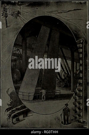 . Kanadische Forstindustrie 1910. Holzschlag; Wälder und Forstwirtschaft; Wald; Wald - zellstoffindustrie; Holz verarbeitenden Industrien. Gummiriemen. Für die Übertragung von Erhöhen und, fördern. Gummischlauch für Wasser, Dampf, Luft ansaugen und Brandschutz. Die Gutta Percha &Amp; Gummi Mfg. Co. von Toronto, Limited Sitz: 47 Yonge Street, Toronto Niederlassungen: Montreal, Winnipeg, Calgary, Vancouver. Bitte beachten Sie, dass diese Bilder extrahiert werden aus der gescannten Seite Bilder, die digital haben für die Lesbarkeit verbessert - Färbung und Aussehen dieser Abbildungen können nicht perfekt aussehen Stockfoto