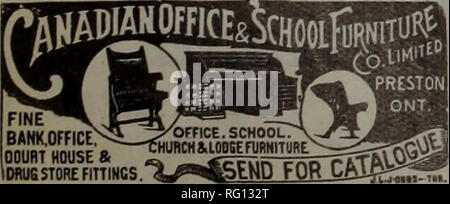 . Kanadische Forstindustrie 1910. Holzschlag; Wälder und Forstwirtschaft; Wald; Wald - zellstoffindustrie; Holz verarbeitenden Industrien. 8 KANADA LUMBERMAN UND WOODWORKER W.E. LOUNT 34 Rose Ave., Toronto Bauholz Verkäufer, Prüfer und Schiedsrichter Kiefer, Schierling, Hartholz, Leiste und Schindeln. Listen und Sendungen erbeten. Wird auf Gehalt oder Kommission verkaufen. Inspektionsverträge wollte - Gebühren moderat. 15 Jahre Erfahrung als Verkäufer und Inspektor. Zufriedenheit guar-anteed. Rhodes, Curry &Amp; Co. Limited Händler Yards am Amherst, kleine Gabeln, Sydney und Halifax Building Material aller Art Stockfoto