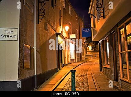 Genommen Lincoln zu erfassen Lampenlicht. Stockfoto