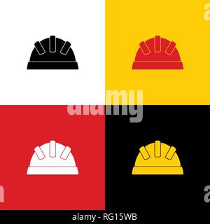 Baby-zeichen-Abbildung. Vektor. Symbole der deutschen Flagge auf entsprechenden Farben als Hintergrund. Stock Vektor