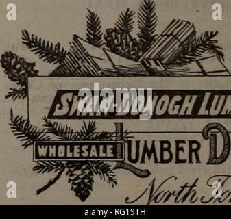 . Kanadische Forstindustrie 1899-1901. Holzschlag; Wälder und Forstwirtschaft; Wald; Wald - zellstoffindustrie; Holz verarbeitenden Industrien. Ii. Kanada Lumberman wöchentliche Ausgabe. November 22, 1899 an die Börse, und anscheinend einen frühen spung Handel erwarten. British Columbia Hersteller Bericht eine stetige Nachfrage für alle Qualitäten von Bauholz, mit Preisen mehr als zufriedenstellend, als sie für einige Jahre gewesen sind. Erhebliche Sendungen werden in Australien und China gemacht, und es wird gesagt, dass die orientalische Dampfschiffe ihre gesamte Kapazität für einige Zeit für gesprochen zu haben. Es ist bekannt, dass die con-solidat Stockfoto