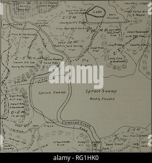 . Kanadische Forstindustrie 1910. Holzschlag; Wälder und Forstwirtschaft; Wald; Wald - zellstoffindustrie; Holz verarbeitenden Industrien. 22 KANADA LUMBERMAN und Schreiner der Förster den Wert des Lumberman wertvolle Arbeit in Grenzen eine Ontario Firma-Mapping und Lokalisierung von Informationen - interessante Beschreibung der Arbeit von Dr. B. E. Fernow getan iould kann er Förster zu Lum-bermen werden? Diese Frage wird oft gestellt, und von denen mindestens kompe- tent in der negativ beantwortet. Es scheint, die meisten schwierig, damit die Menschen erkennen, dass ein Förster ist in Wirklichkeit nichts weniger (obwohl er etwas Mor Stockfoto