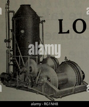 . Kanadische Forstindustrie 1910. Holzschlag; Wälder und Forstwirtschaft; Wald; Wald - zellstoffindustrie; Holz verarbeitenden Industrien. Kanada LUMBERMAN UND WOODWORKER r 5. UDGERWOOD LOGGING MOTOREN alle wichtigen Features Patentierte (52 Logging Maschine Patente) Diese Kürzungen zwei unserer aktuellsten verbesserten Typen für Pacific Coast LOGGING zeigen. Hinweis ihre Funktionen. Für weitere Angaben Adresse, Lidgerwood Manufacturing Co Urheber und Hersteller von hochwertigen Logging-Maschinen 96 Liberty Street, New York, N.Y. oder Alaska Buildin? Seattle, Washington Allis-Chalmers - Bullock, L'td. Montreal, S. FRAGE: Vancouver, B Stockfoto