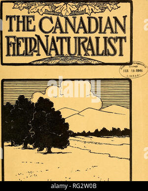 . Die kanadische Feld - naturforscher. VOL. LV, Nr. 1, Januar 1941. ^ mV bin bin ist: Yj 6 LisHBjB*" (8. Februar 1941 eingetragen am Ottawa Post als clasa tecond-Angelegenheit. Bitte beachten Sie, dass diese Bilder sind von der gescannten Seite Bilder, die digital für die Lesbarkeit verbessert haben mögen - Färbung und Aussehen dieser Abbildungen können nicht perfekt dem Original ähneln. extrahiert. Ottawa Field-Naturalists' Club. Ottawa, Ottawa Field-Naturalists' Club Stockfoto