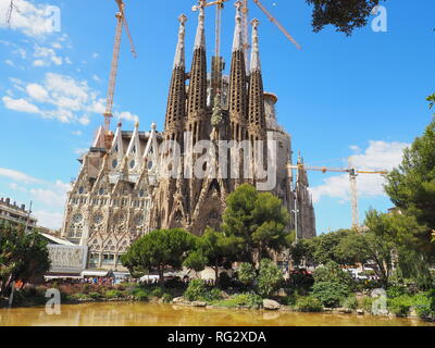 Sagrada Familia - Barcelona - Spanien Stockfoto