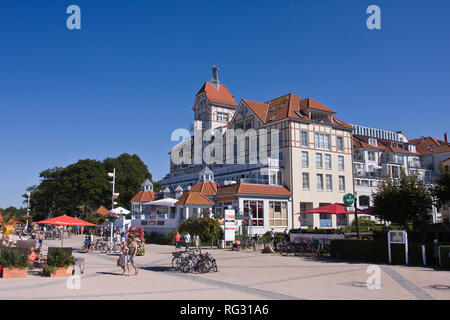 Strandpromenade, Kühlungsborn, Deutschland, Europa Strandpromenade, Kühlungsborn, Deutschland, Europa Stockfoto