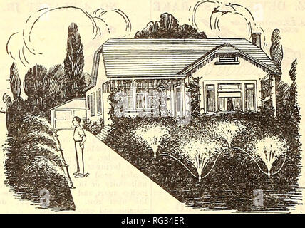 . Kalifornien im Garten arbeiten. Baumschulen (Gartenbau) Kataloge; Blumen Samen Kataloge; Pflanzen, Zierpflanzen, Gemüse Samen Kataloge Kataloge Kataloge; Bäume, Gräser, Samen Kataloge; Gartengeräte und Zubehör Kataloge. Rasenmäher Sprinkler. HA WES ALL-IN-ONE Installation einer Sprinkleranlage ohne großen Aufwand von Rohrleitungen ihre ganzen Ort. Verwenden Sie einfach einen Satz der Hawes All-in-One-Sprinkler mit einem 50 ft. Länge von %" Schlauch. Jede Sprinkleranlage ist mit einem vollen Kreis Spray, y2 Kreis Spray und vollständige Abschaltung ausgestattet. Satz von vier kom- plette mit Schlauch-Klemmen und Stecker S 3,50 pro Se Stockfoto