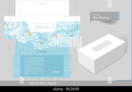 Florale Muster auf Gewebe, Schablone für geschäftliche Zwecke. Ihr Text und Logos und bereit zum Drucken zu gehen statt Stock Vektor