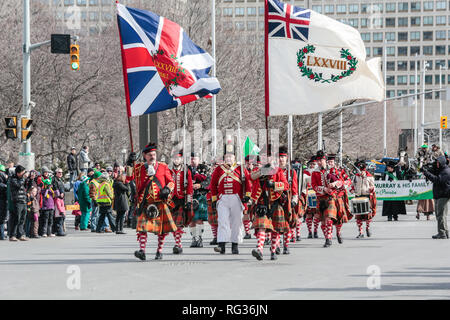 St. Patricks Day Parade, Ottawa, Kanada Stockfoto