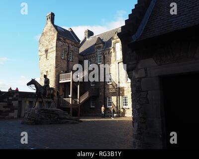 Earl Haig Denkmal in Edinburgh Castle - Schottland Stockfoto