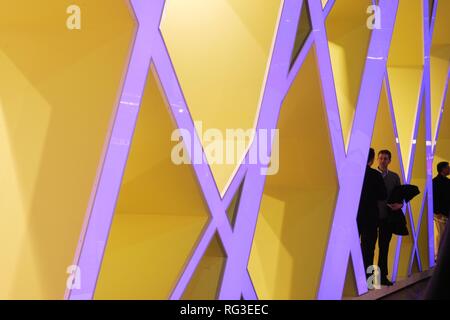 DEU, Deutschland, Duesseldorf. : Licht Design in Geschäften, Innenarchitektur für Stores auf der Euroshop, Messe für Ladenbau Stockfoto