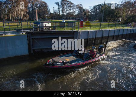 2019 Bassmaster Classic Turnier Leesburg, Florida USA Stockfoto