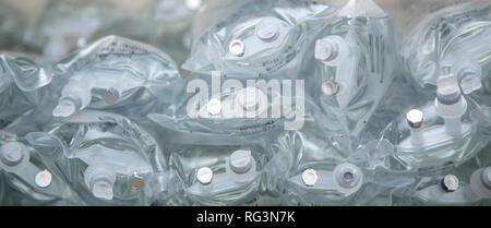 Beutel der medizinischen Serum Stockfoto