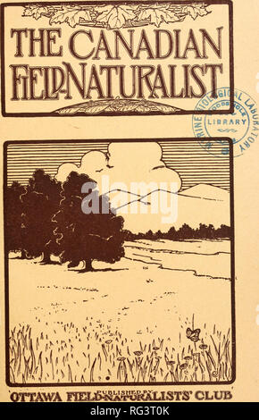 . Die kanadische Feld - naturforscher. VOL. XXXIII. Nr. 5. NOVEMBER, 1919. Ausgabe Januar 3, 1920. Bei Ottatva Post als zweiter Klasse Sache.. Bitte beachten Sie, dass diese Bilder sind von der gescannten Seite Bilder, die digital für die Lesbarkeit verbessert haben mögen - Färbung und Aussehen dieser Abbildungen können nicht perfekt dem Original ähneln. extrahiert. Ottawa Field-Naturalists' Club. Ottawa, die Ottawa-Field - Naturforscher Club Stockfoto