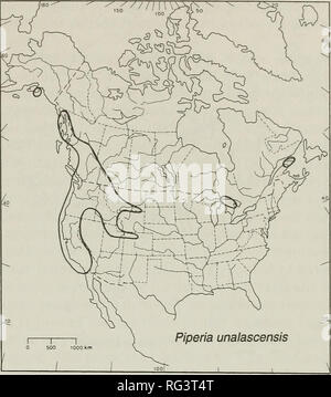 . Die kanadische Feld - naturforscher. Natural History. 1995 Catling und Brownell: alvars in der Region der Großen Seen 157 Manitoulin sind Teil einer großen Gruppe von Pflanzen realisier- Western, Kordilleren und Borealen disjuncts, die in der Region der Großen Seen weitgehend an den Ufern der großen Seen (Guire und Voss 1963; Marquis und Voss 1981) beschränkt. Die endemische Zwerg See Iris {Iris Lacustris), die vermutlich aus dem Süden, ist eine bemerkenswerte Ausnahme zu dieser Beziehung mit dem Norden und Westen. In ihrer Vereinigung mit offenen, gestörte Lebensräume und ein Mehr-oder-Weniger disjunct borealen und westlichen (oder Co Stockfoto