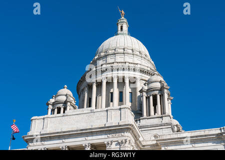 Fassade der Rhode Island State Capitol Building in der Vorsehung Stockfoto